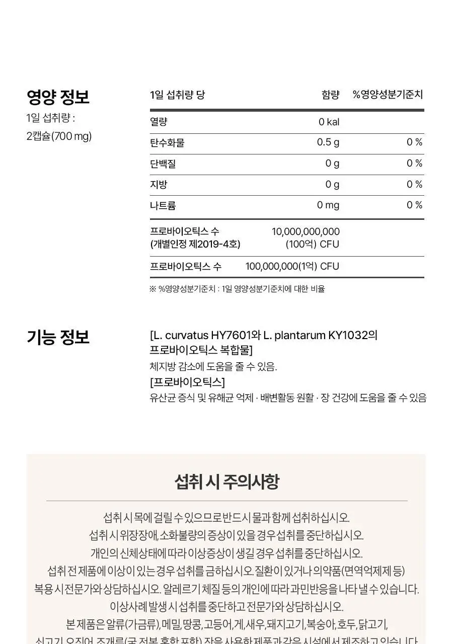 [1등 유산균] 콜레올로지 컷 다이어트 유산균 14/20캡슐 (7/10일분) 상세페이지 54